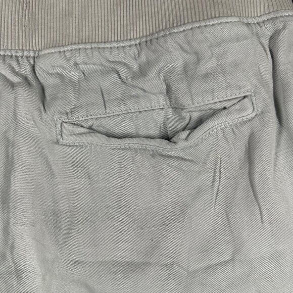 Sonoma Womens Medium Light Gray Linen Blend Pull-On Shorts Elastic Waist Pockets - Picture 13 of 14